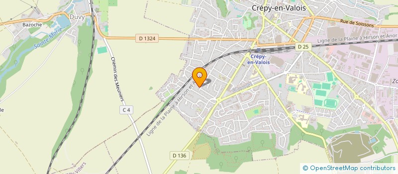 localisation de l'entreprise FC2H  CREPY-EN-VALOIS