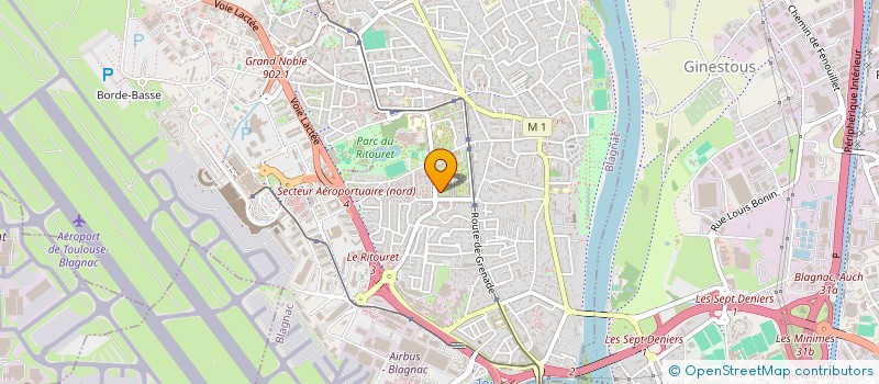 localisation de l'entreprise FC2I à BLAGNAC
