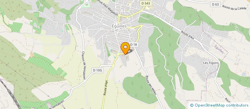 localisation de l'entreprise FC2O PLOMBERIE à EGUILLES