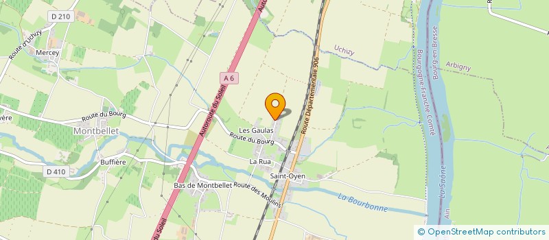 localisation de l'entreprise FC2R 71  MONTBELLET