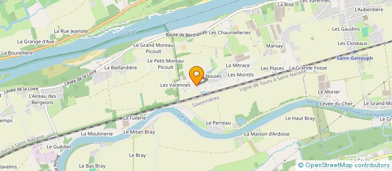 localisation de l'entreprise FC2S PATRIMOINE  SAINT-GENOUPH