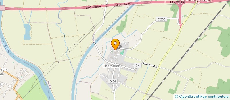 localisation de l'entreprise FC3A  CHAMBLANC