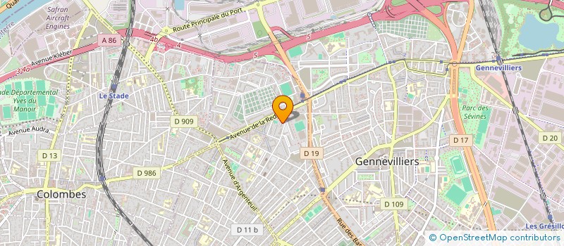 localisation de l'entreprise FC3ST à ASNIERES-SUR-SEINE