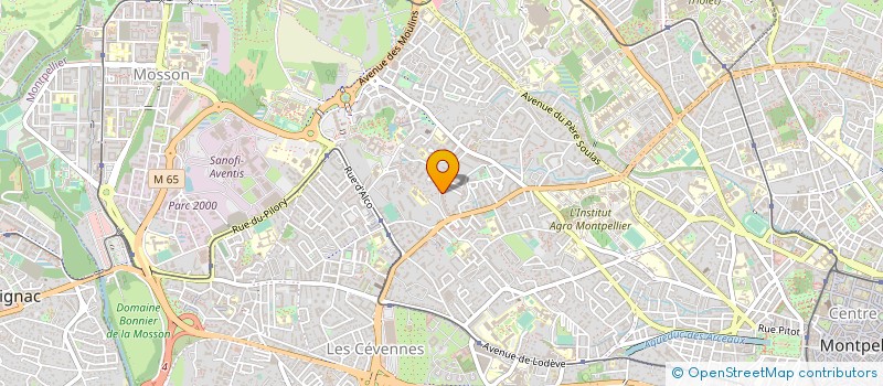 localisation de l'entreprise FC4 à MONTPELLIER