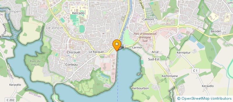 localisation de l'entreprise FC4 à VANNES