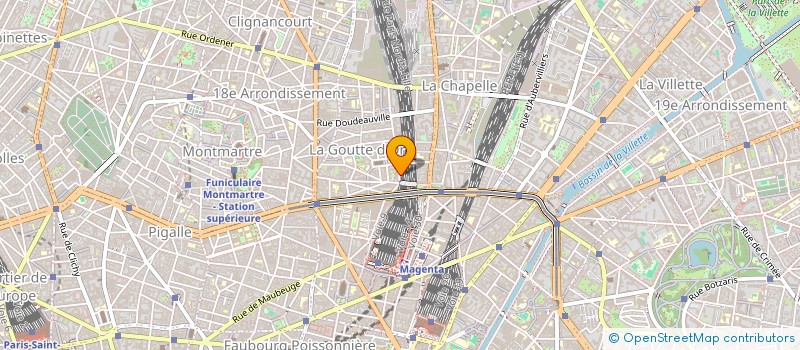 localisation de l'entreprise FCA ALIMENTATION  PARIS