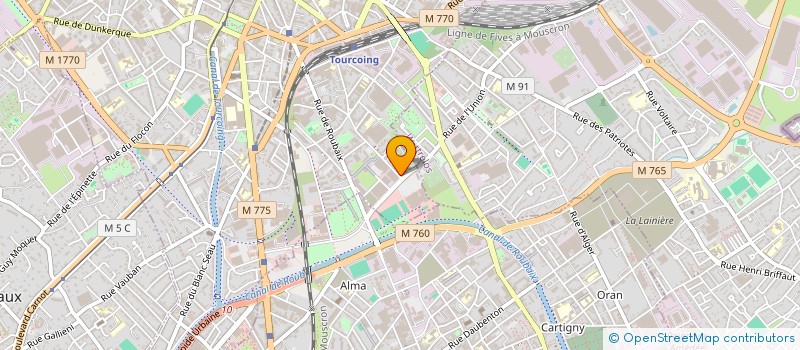 localisation de l'entreprise FCA BARBER  TOURCOING