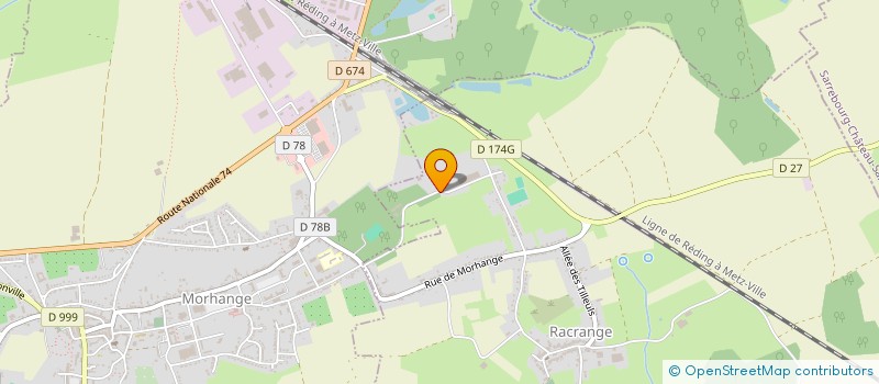 localisation de l'entreprise FCA FINANCIERE CLEMENS ASSOCIES  RACRANGE