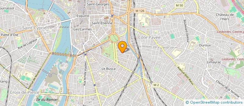 localisation de l'entreprise FCA IMMO  TOULOUSE