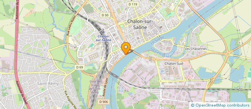 localisation de l'entreprise FCA RENOVATION à CHALON-SUR-SAONE