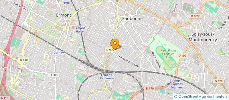 localisation de l'entreprise FCAH à EAUBONNE