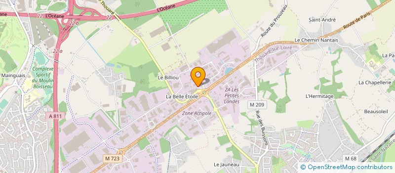 localisation de l'entreprise FCAI à CARQUEFOU