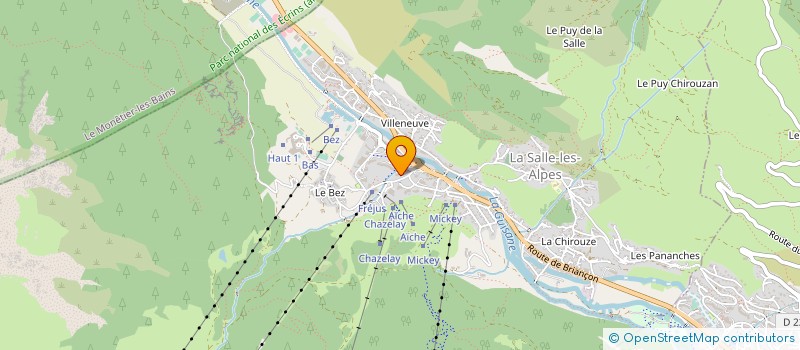 localisation de l'entreprise FCAJ à LA SALLE-LES-ALPES