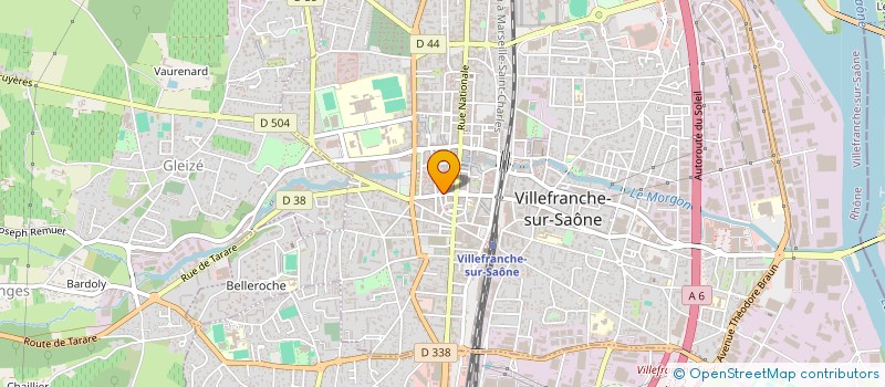 localisation de l'entreprise FCAM RENOVATION à VILLEFRANCHE-SUR-SAONE