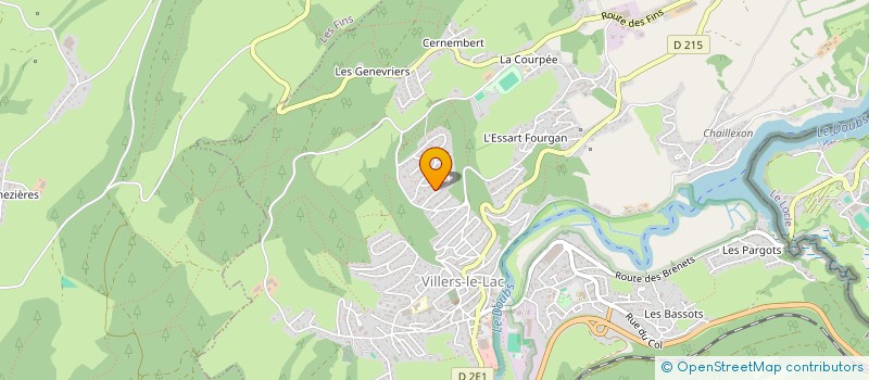 localisation de l'entreprise FCAR  VILLERS-LE-LAC