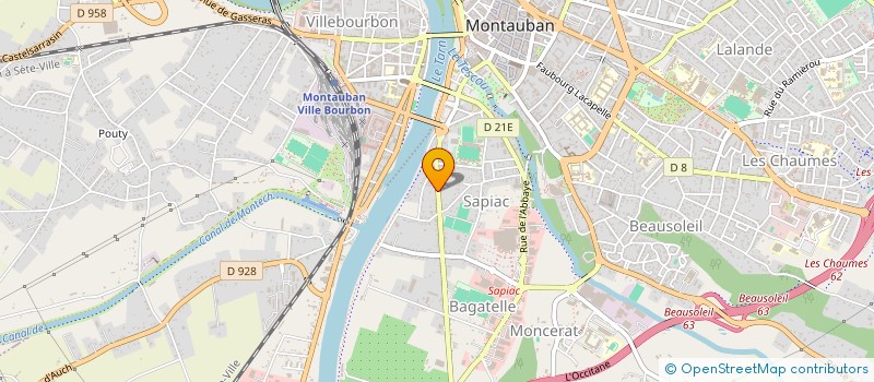 localisation de l'entreprise FCB 31  MONTAUBAN