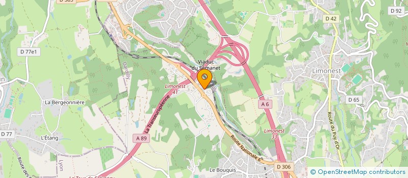 localisation de l'entreprise FCB  DARDILLY