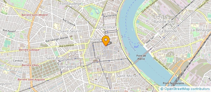 localisation de l'entreprise FCB à BORDEAUX