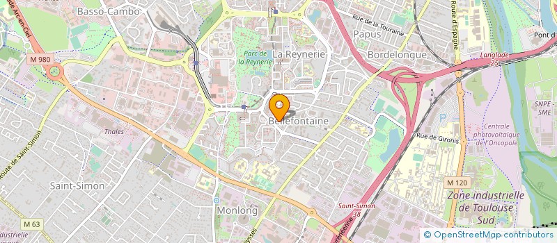 localisation de l'entreprise FCB  TOULOUSE