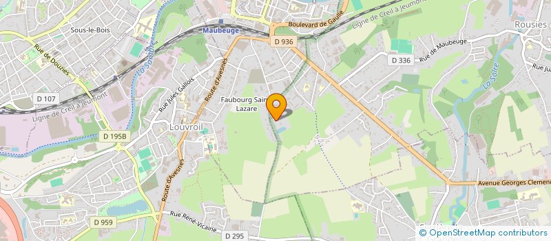 localisation de l'entreprise FCB INVEST  ROUSIES