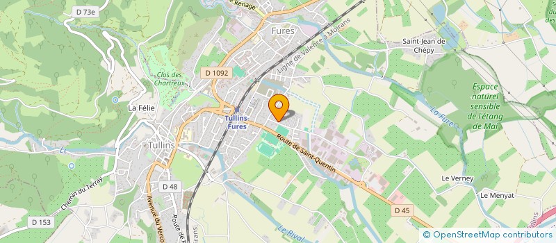 localisation de l'entreprise FCB INVEST  TULLINS