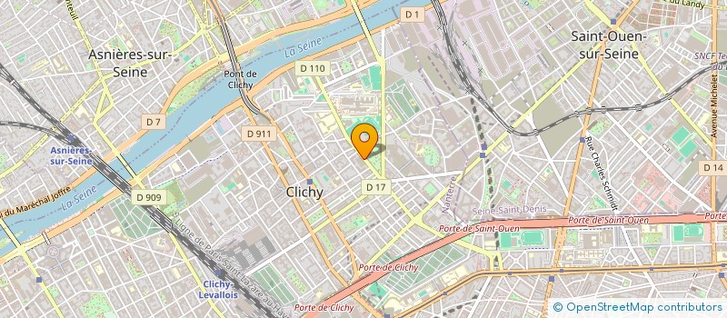 localisation de l'entreprise FCB OFFSHORE à CLICHY