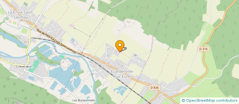 localisation de l'entreprise FCB PLUS  CLEF VALLEE D'EURE