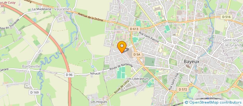 localisation de l'entreprise FCBL  VAUCELLES