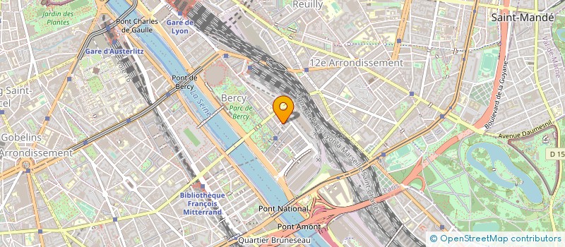 localisation de l'entreprise FCBM à PARIS