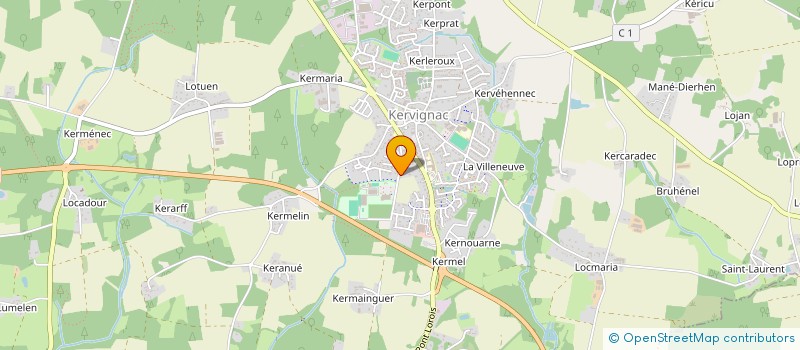 localisation de l'entreprise FCBM à KERVIGNAC