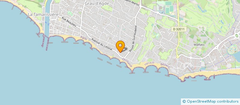 localisation de l'entreprise FCC à AGDE