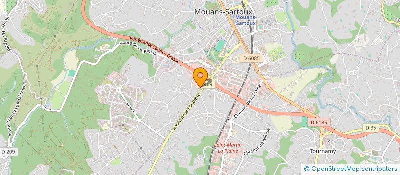 localisation de l'entreprise FCC  MOUANS-SARTOUX