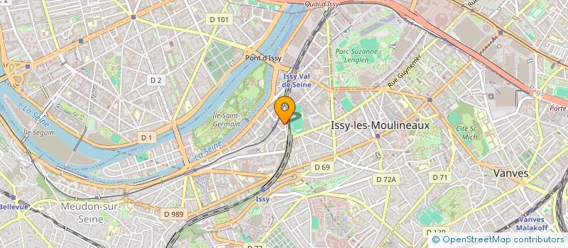 localisation de l'entreprise FCC COMMUNICATION à ISSY-LES-MOULINEAUX