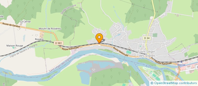 localisation de l'entreprise FCC IMMOBILIER à SAINT-LEGER-DES-VIGNES