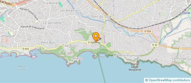 localisation de l'entreprise FCC INVEST  TOULON