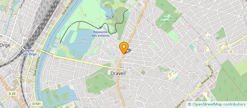 localisation de l'entreprise FCCEM à DRAVEIL