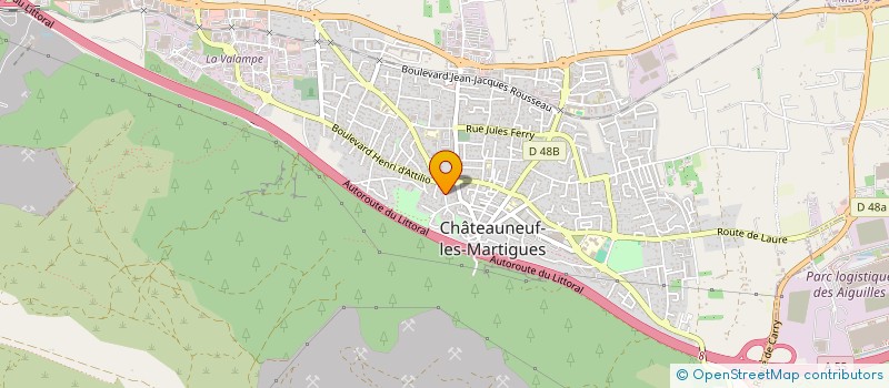 localisation de l'entreprise FCCF à CHATEAUNEUF-LES-MARTIGUES