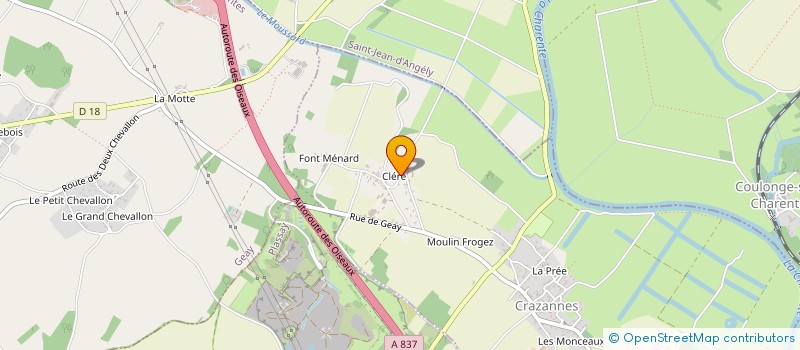 localisation de l'entreprise FCCL DIAGS  SAINTE-RADEGONDE