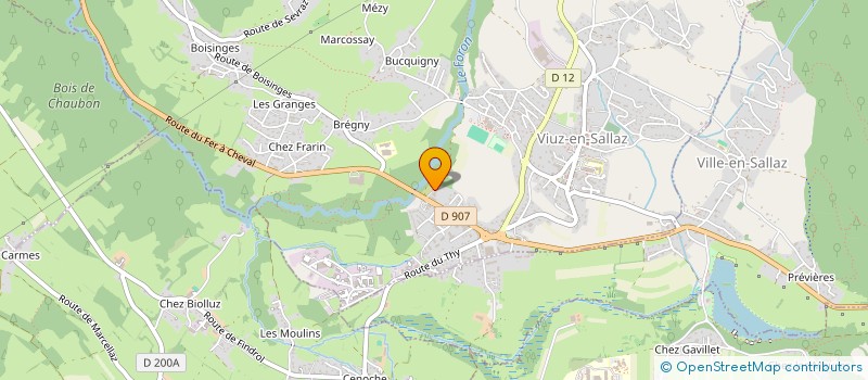 localisation de l'entreprise FCCM  VIUZ-EN-SALLAZ