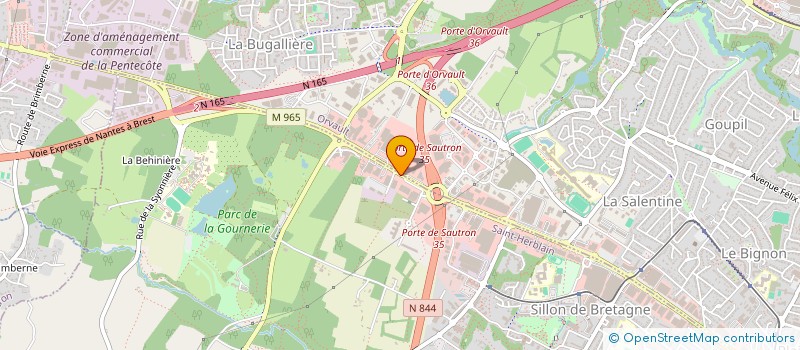 localisation de l'entreprise FCCMC à SAINT-HERBLAIN