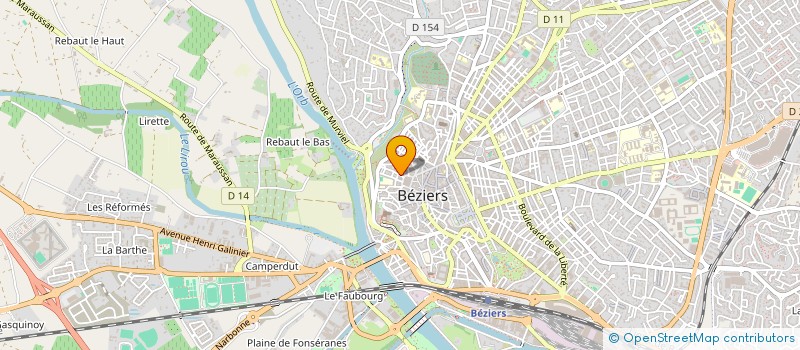 localisation de l'entreprise FCD DAZIBAO à BEZIERS