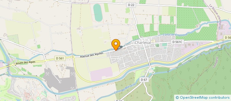 localisation de l'entreprise FCD DEVELOPPEMENT à SENAS