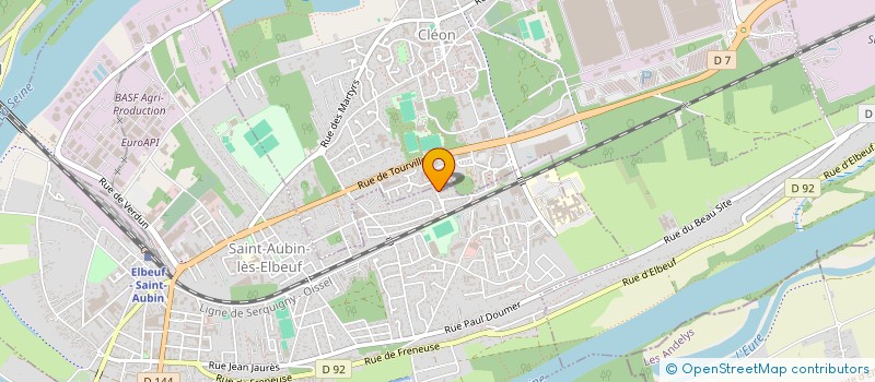 localisation de l'entreprise FCD IMMOBILIER  SAINT-AUBIN-LES-ELBEUF