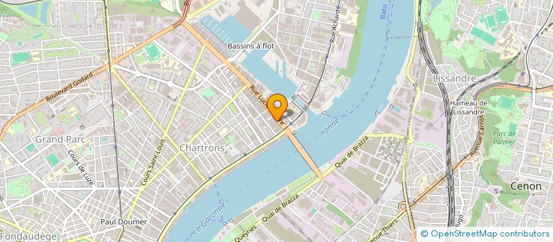 localisation de l'entreprise FCD INVEST à BORDEAUX