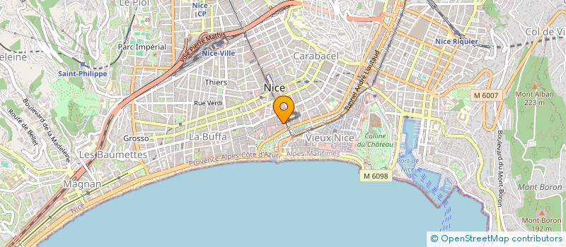 localisation de l'entreprise FCDA DEVELOPPEMENT à NICE