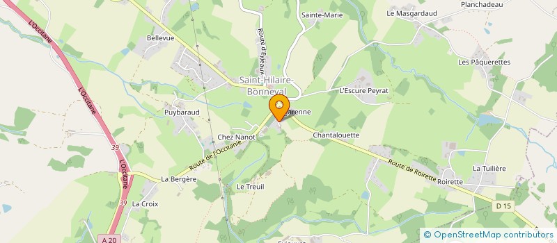 localisation de l'entreprise FCDIS à SAINT-HILAIRE-BONNEVAL