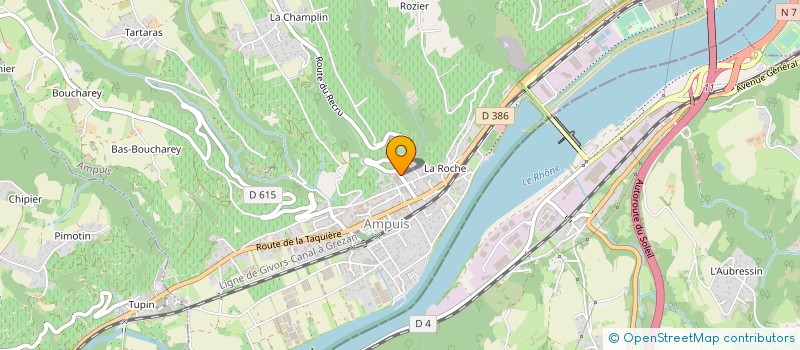 localisation de l'entreprise FCDM PARTNER  AMPUIS