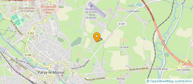 localisation de l'entreprise FCDOM  PARAY-LE-MONIAL