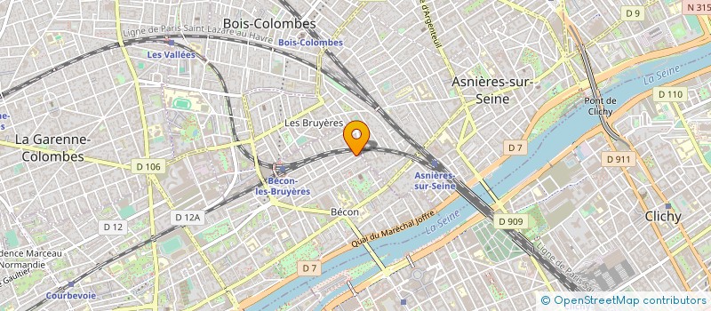 localisation de l'entreprise FCE à COURBEVOIE