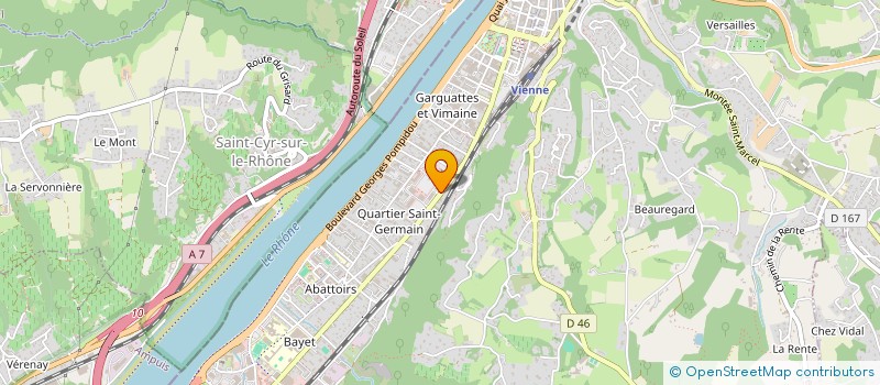 localisation de l'entreprise FCE ARRIMAGE  VIENNE